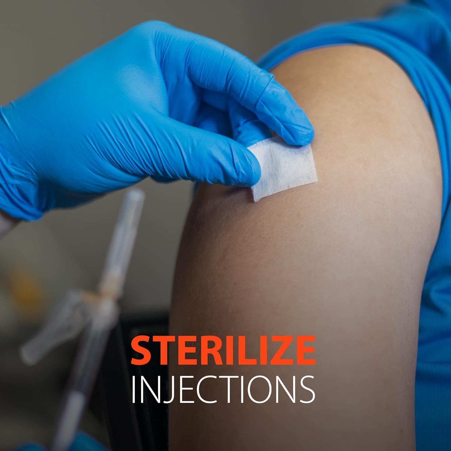 Alcohol Prep Pads prevent sterilize injection